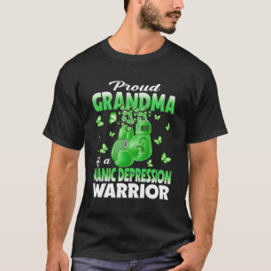 Camiseta Abuela Orgullosa De Una Conciencia De Guerrero De 