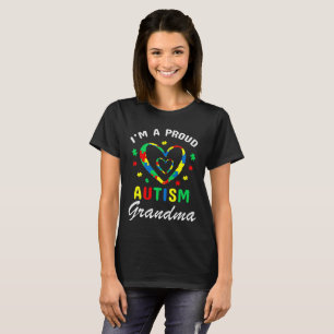 Camiseta Abuela Orgullosa del Autismo Conciencia del Autism
