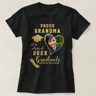 Camiseta Abuela Orgullosa Personalizada de un Graduado de l