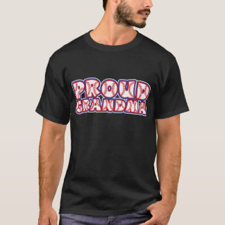Camiseta Abuela ORGULLOSA, rojo-blanco-azul