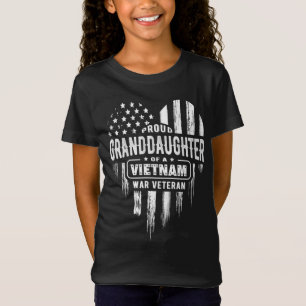 Camiseta Abuela orgullosa Vietnam Vet Abuelo Veterano