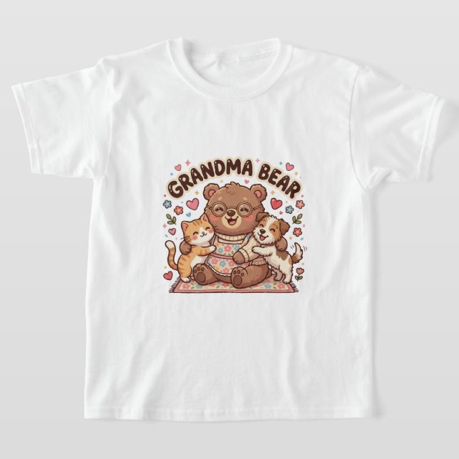 Camiseta Abuela Oso Cute Abrazo (Distribución)