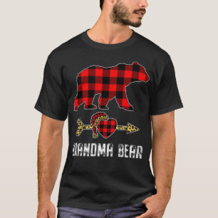 Camiseta Abuela Oso Red Búfalo Navidades coincidentes
