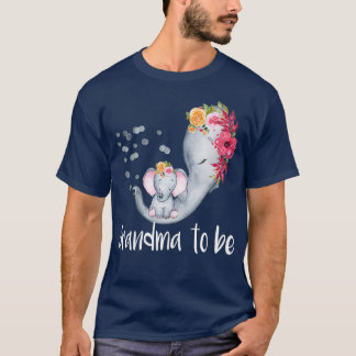 Camiseta Abuela Para Ser Elefante Baby Shower Para Chica