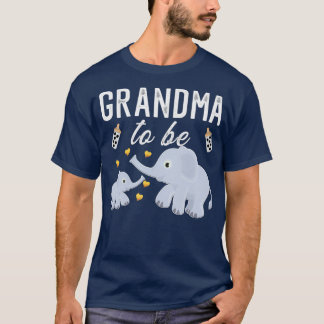 Camiseta Abuela Para Ser La Abuela Elefante De Baby Shower