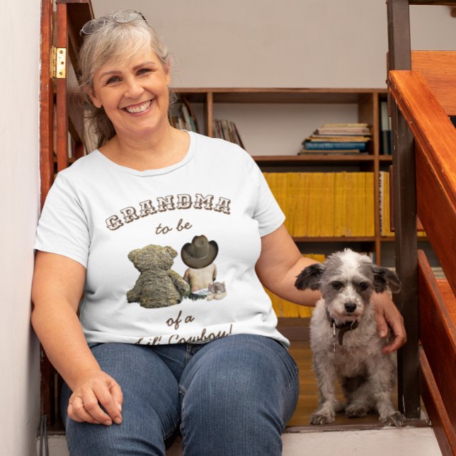 Camiseta Abuela para ser un chico de vaca y osito de peluch (Subido por el creador)