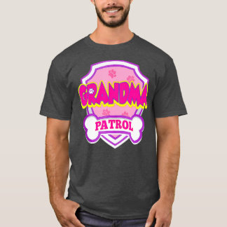Camiseta Abuela Patrulla perro gracioso regalo Día de fiest