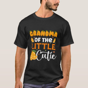 Camiseta Abuela Pequeña Cutie Naranja Baby Shower Py