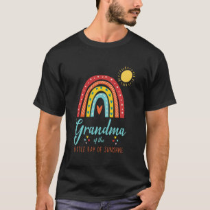 Camiseta Abuela Pequeño Rayo De Sol Fiesta De Cumpleaños