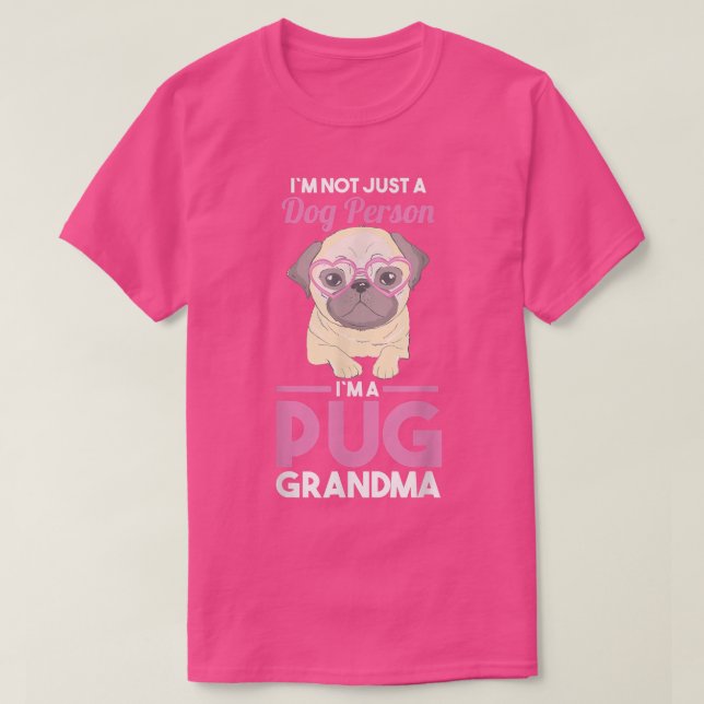 Camiseta Abuela Perro Abuela Pug Abuela  (Diseño del anverso)