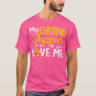 Camiseta Abuela Perro Cuppy Lover Regalo Mis Abuelos Aman