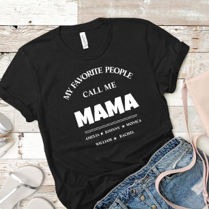 Camiseta Abuela personalizada con nombres mamá
