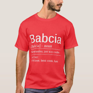 Camiseta Abuela polaca Babcia mejor abuela polaca Babc