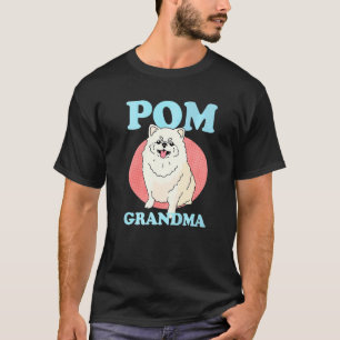 Camiseta Abuela Pom Dueña de Perro Pomerania