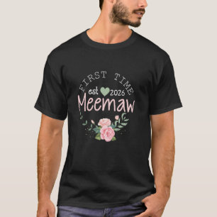 Camiseta Abuela por Primera Vez Est 2026 Nueva Abuela 1er T