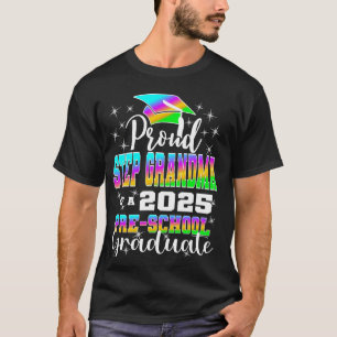 Camiseta Abuela Postiza Orgullosa de Graduada de Preescolar