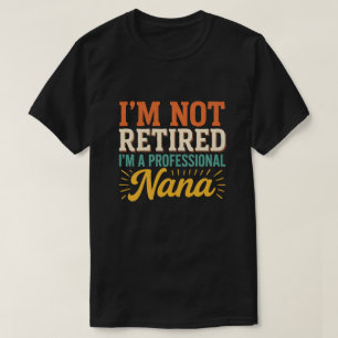 Camiseta Abuela Profesional Divertido Retro Diciendo Abuela