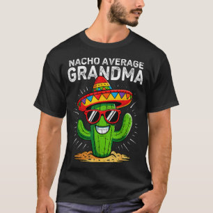 Camiseta Abuela promedio nacho divertida cinco de mayo mexi