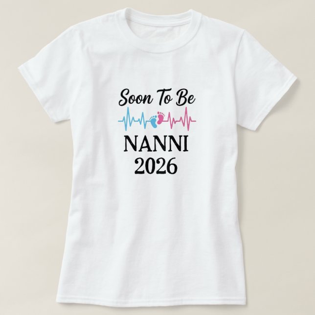 CAMISETA ABUELA PRONTO 2026, NANNI, MIMI (Diseño del anverso)