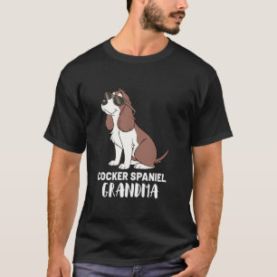 Camiseta Abuela propietaria de perro Cocker Spaniel