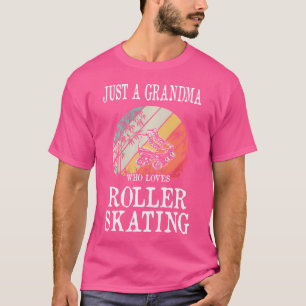 Camiseta Abuela que ama el patinaje sobre ruedas