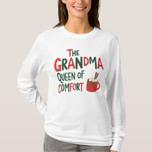 Camiseta Abuela Reina del confort Coco caliente