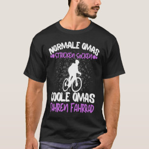 Camiseta Abuela rentner de alquiler de bicicletas de Guay O