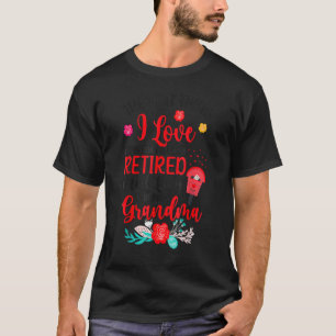 Camiseta Abuela Retirada Trabajadora Postal Retirada