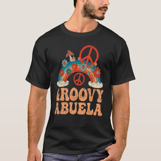 Camiseta Abuela Retro  Estética de los 70 Nostalgia Abuela  (Anverso)