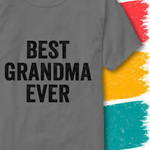 Camiseta Abuela Retro Vintage Impresionante Mejor Abuela de