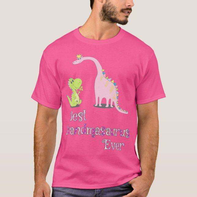 Camiseta Abuela Rex Mejor Abuela Saurus Nunca Dinosau (Anverso)