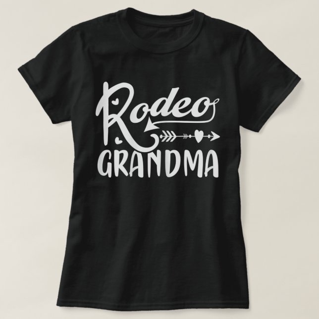 Camiseta Abuela rodeo femenina - Abuela divertida (Diseño del anverso)
