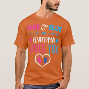 Camiseta Abuela rosa o azul ama a tu mujer reveladora de gé