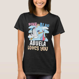 Camiseta Abuela rosa o azul te ama a tu abuela española
