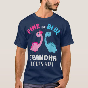 Camiseta Abuela rosa o azul te ama el sexo revelar a tu beb