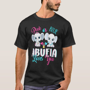 Camiseta Abuela Rosa O Azul Te Ama Elefantes Nene Gende