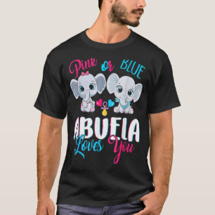 Camiseta Abuela Rosa O Azul Te Ama Elefantes Nene Gende