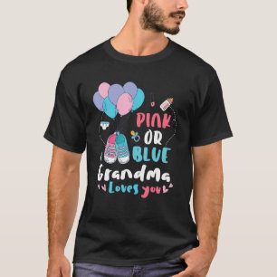 Camiseta Abuela Rosa O Azul Te Ama Giraffe Bebé Género