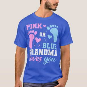 Camiseta Abuela Rosa O Azul Te Ama Padre Género Revea