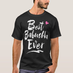 Camiseta Abuela rusa mejor Babushka jamás abuela