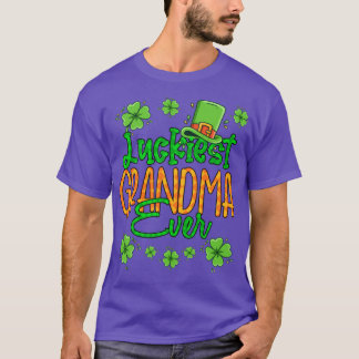 Camiseta Abuela San Patricio, la abuela más afortunada de t