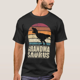 Camiseta Abuela Saurus T Rex Dinosaurio Abuelasauro Familia