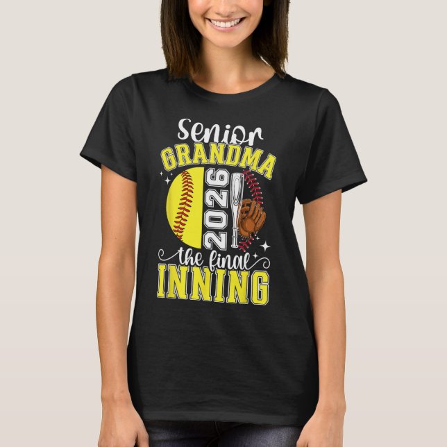 Camiseta Abuela Senior de Softbol 2026 Abuela Senior de Sof (Anverso)