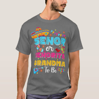 Camiseta Abuela Senor O Señorita Para Ser Género Revelan Ci