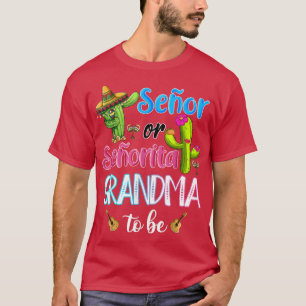 Camiseta Abuela Senor O Señorita Para Ser Género Revelan Ci