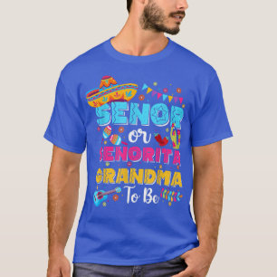 Camiseta Abuela Senor O Señorita Para Ser Género Revelan Ci
