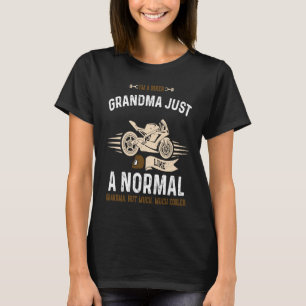 Camiseta Abuela, soy una abuela ciclista igual que un Norma
