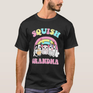 Camiseta Abuela Squish Arcoíris Ajolote Unicornio