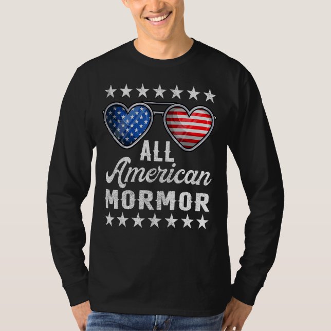 Camiseta Abuela Sueca 4 De Julio Mujeres Americanas Mor (Anverso)