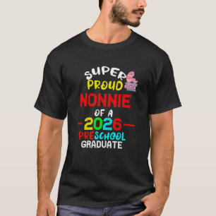 Camiseta Abuela SUPER ORGULLOSA de la graduada de Preescola